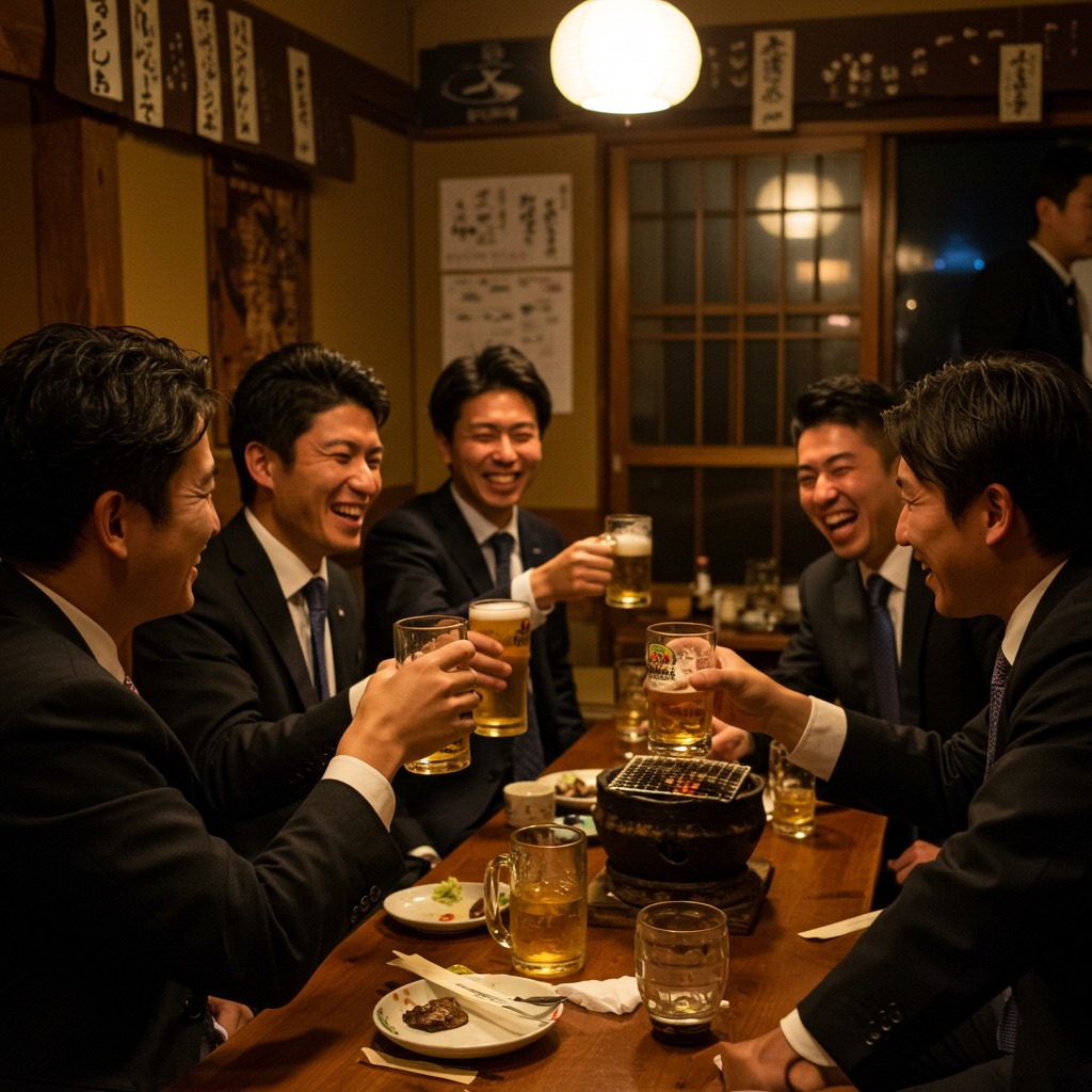 居酒屋での飲み会