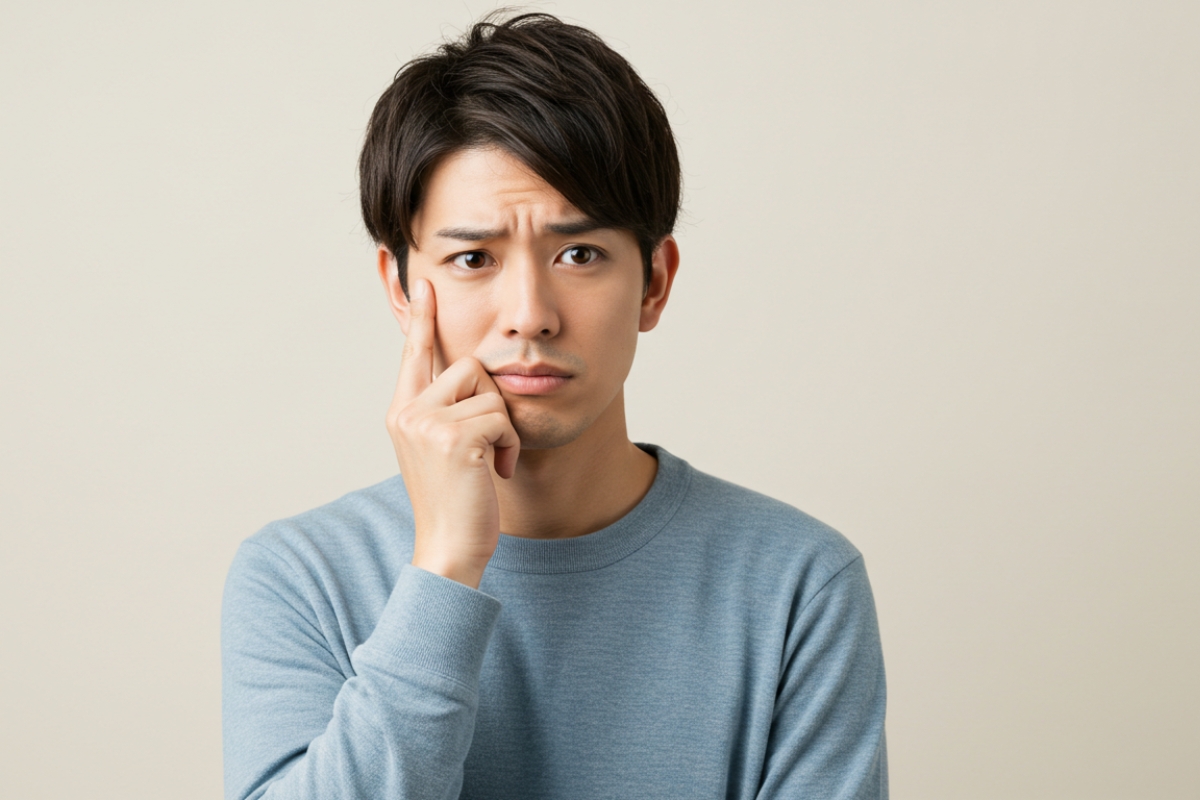 シミやくすみが気になる男性