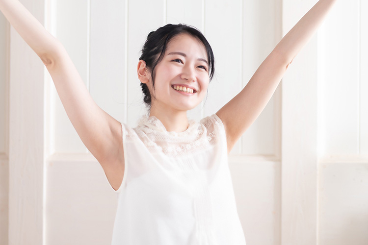 元気な女性