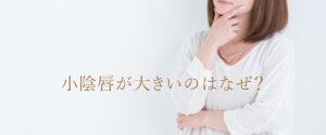 小陰唇が大きいのはなぜ？
