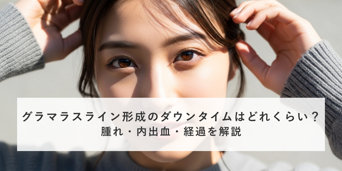 グラマラスライン形成のダウンタイムはどれくらい？腫れ・内出血・経過を解説