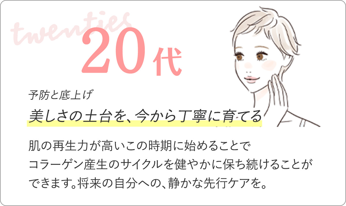 肌育注射特集！20代は美しさの土台を、今から丁寧に育てる