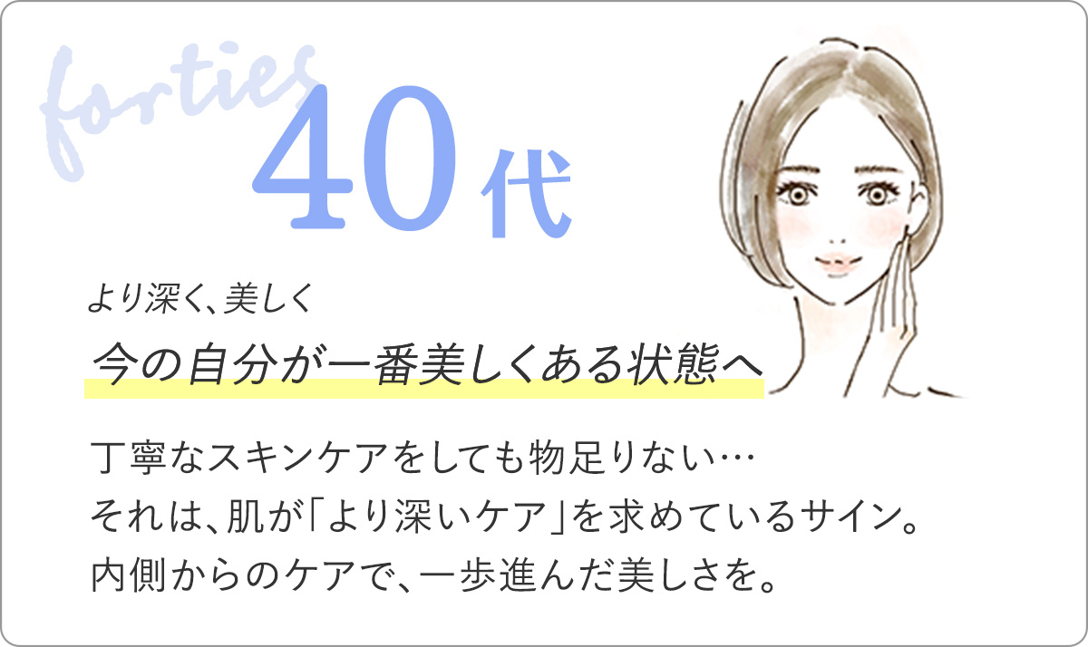 肌育注射特集！40代は今の自分が一番美しくある状態へ