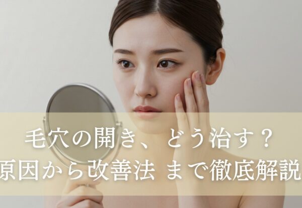 毛穴の開き、どう治す？原因から改善法 まで徹底解説