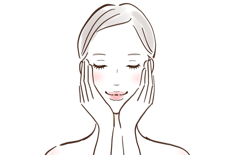 お顔全体に優しく馴染まぜてください