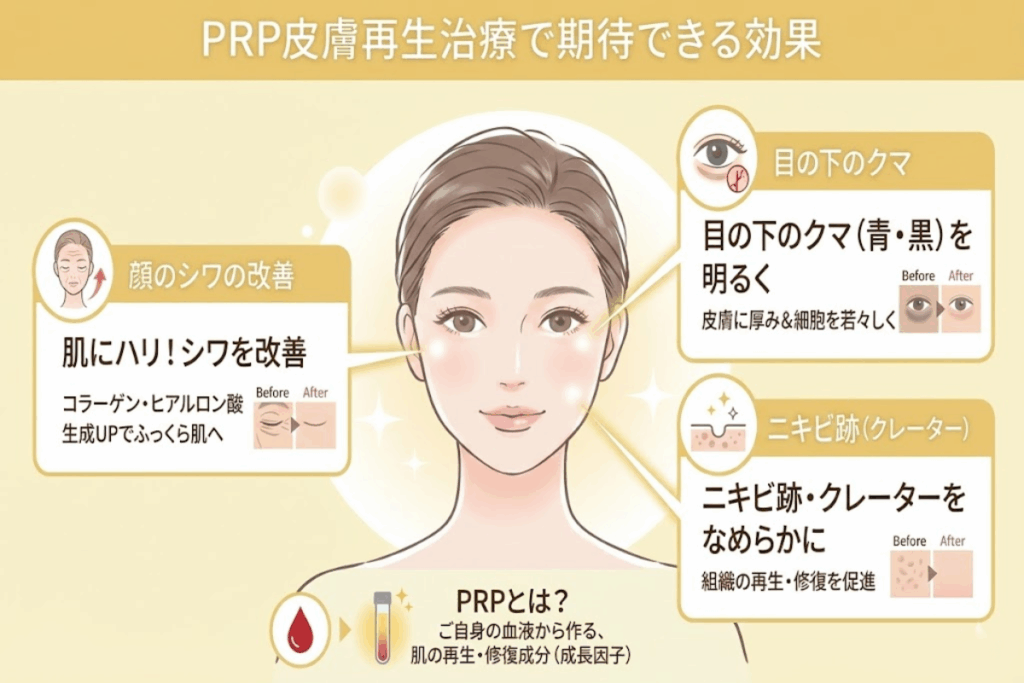 PRP皮膚再生治療の効果