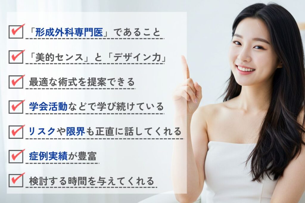 鼻整形の名医の条件