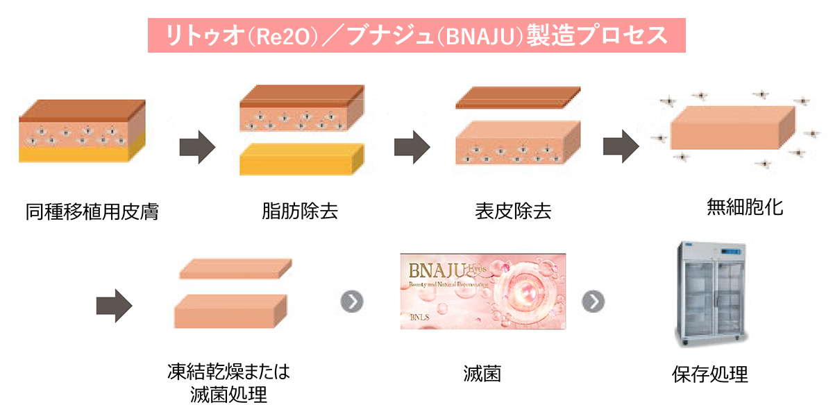 リトゥオ（Re2O）／ブナジュ（BNAJU）製造プロセス