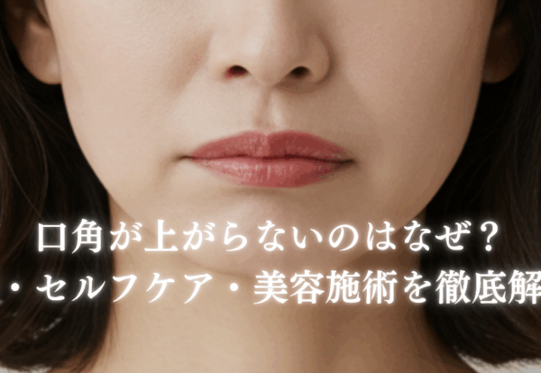 口角が上がらない原因とは？下がって見える理由と改善方法を徹底解説