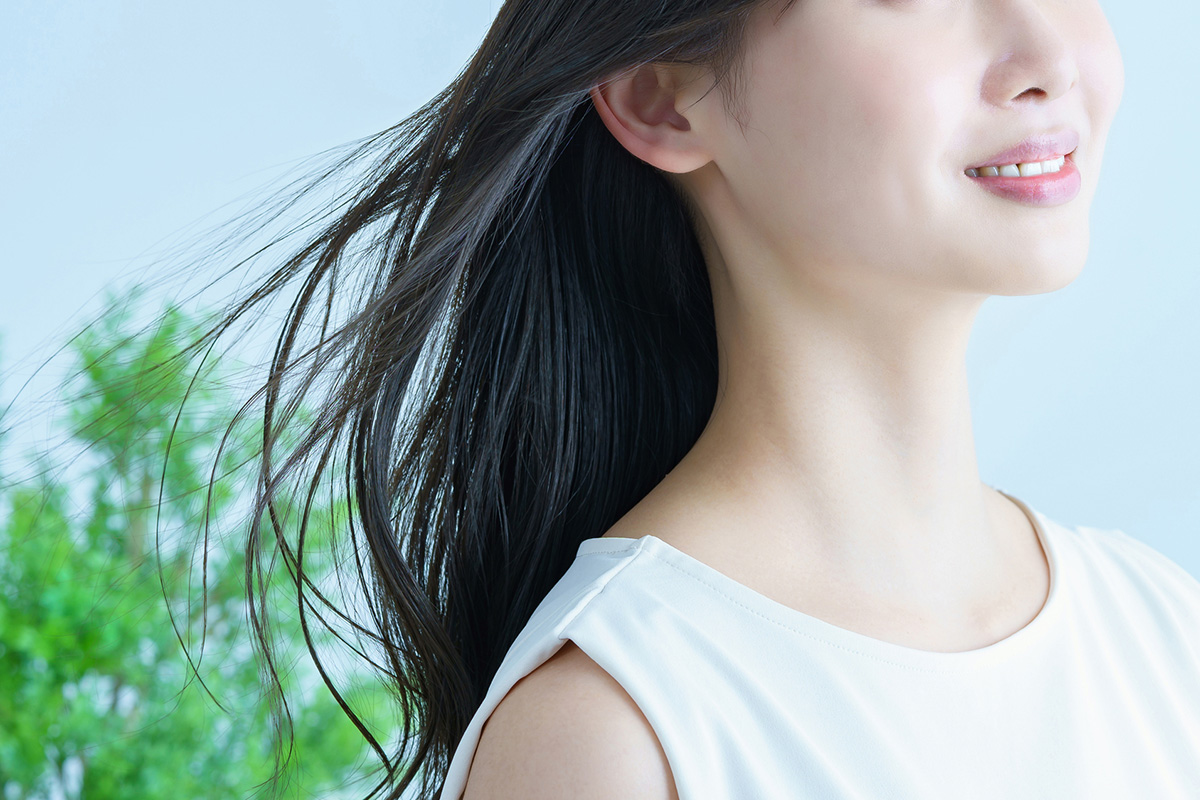 頭皮注射（薄毛治療の女性）