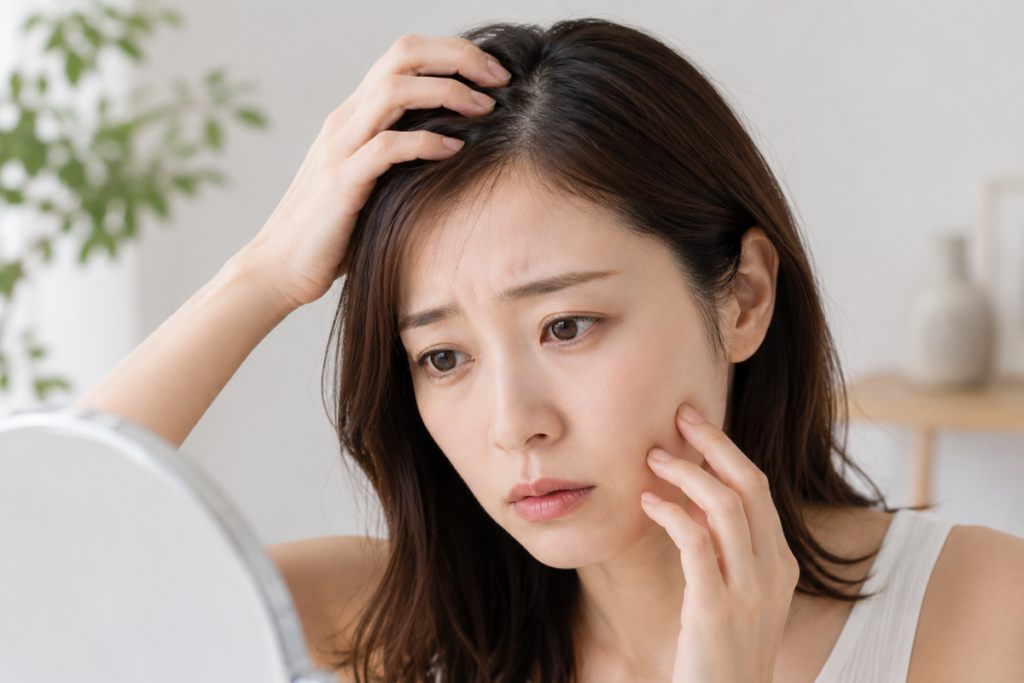 頭皮が硬くなると顔がたるむ原因とは？