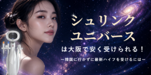 「シュリンクユニバース」は大阪で安く受けられる！韓国に行かずに最新ハイフ（ウルトラフォーマーMPT）を受けるには