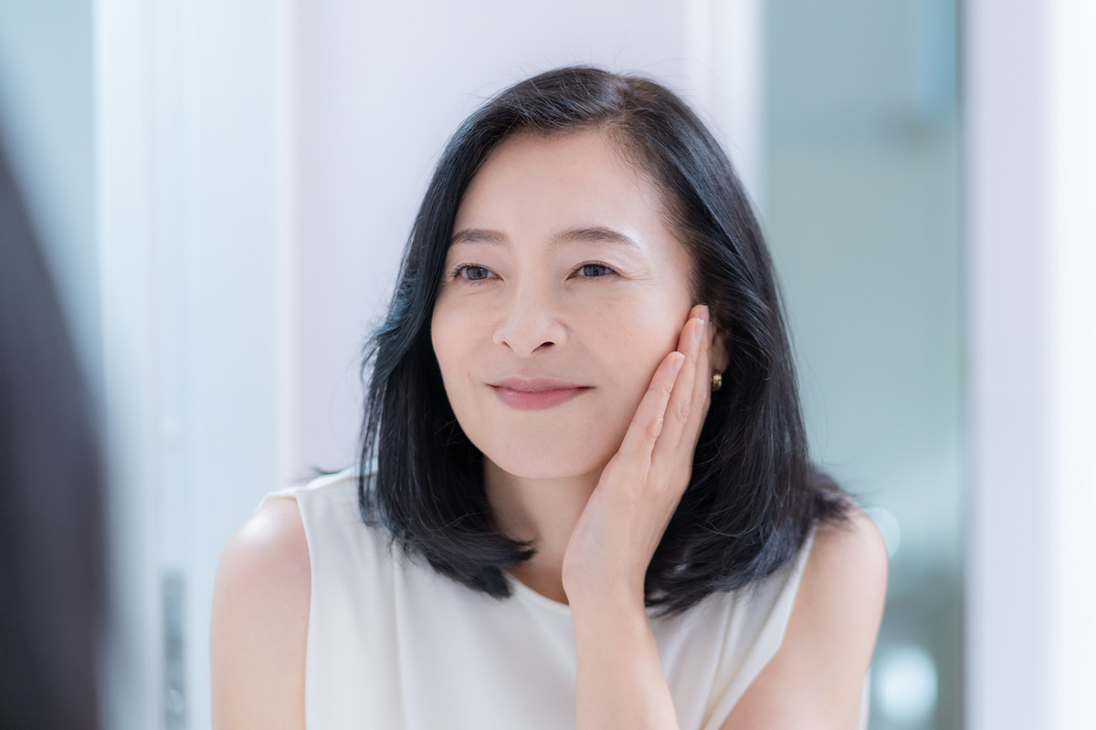 60代女性は日々のスキンケアが大事