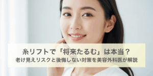 糸リフトで「将来たるむ」は本当？老け見えリスクと後悔しない対策を美容外科医が解説