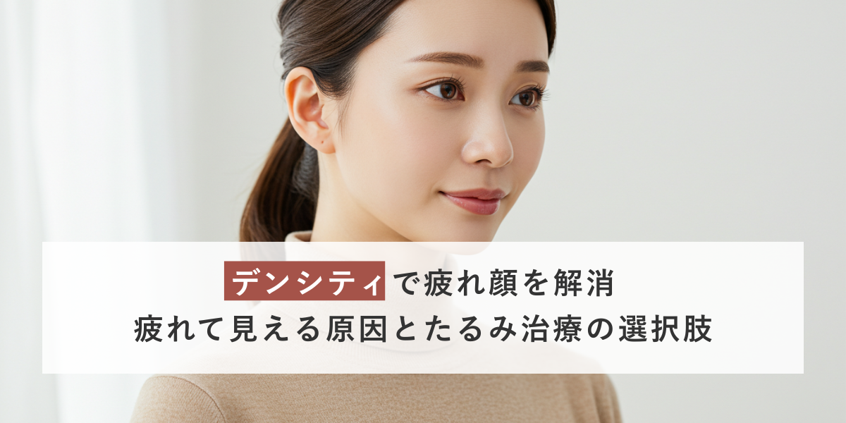 デンシティで疲れ顔を解消！