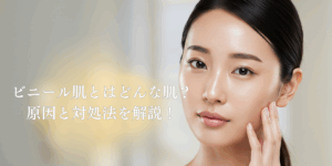 ビニール肌とはどんな肌？原因と対処法を解説