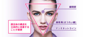 顔全体の構造を立体的に改善する事が重要